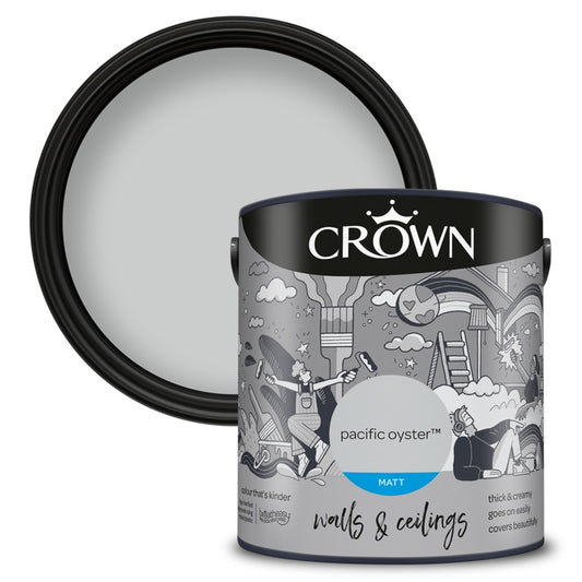 Crown Walls & Ceilings Matt 2.5L Pacific Oyster