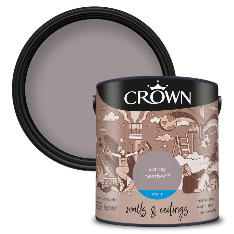 Crown Walls & Ceilings Matt 2.5L Spring Heather