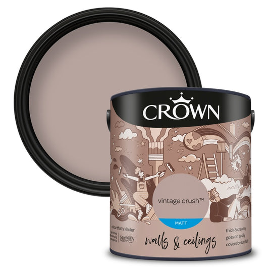 Crown Walls & Ceilings Matt 2.5L Vintage Crush