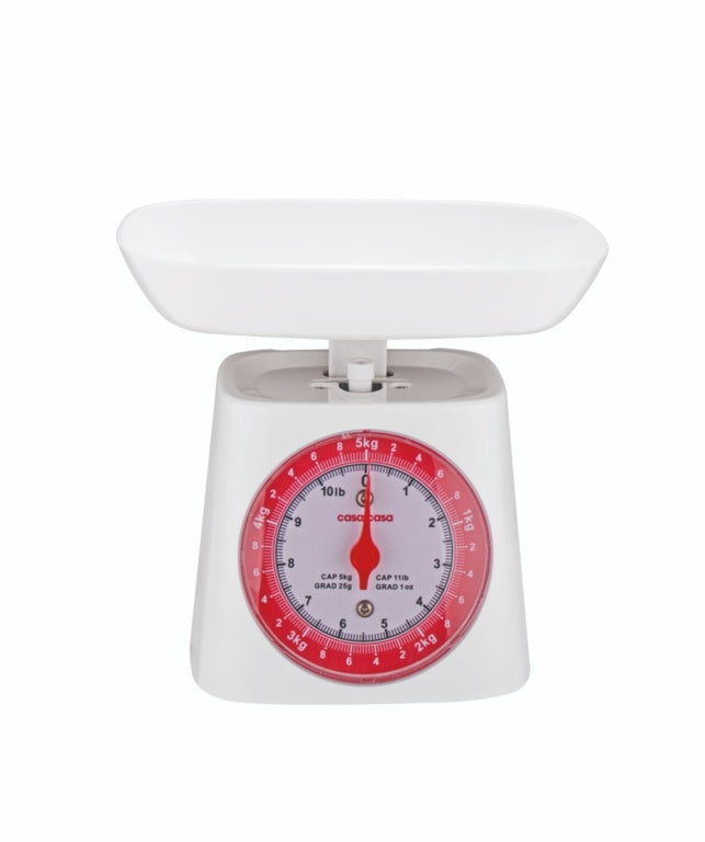 Casa & Casa Classic Mechanical Kitchen Scale White
