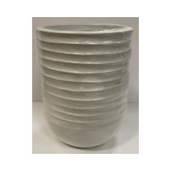 Kaemingk Jamie Plastic Planter Off White Small