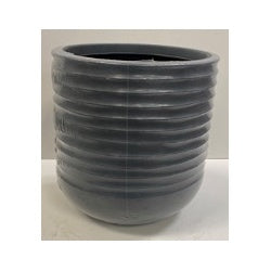 Kaemingk Jamie Plastic Planter Grey Small