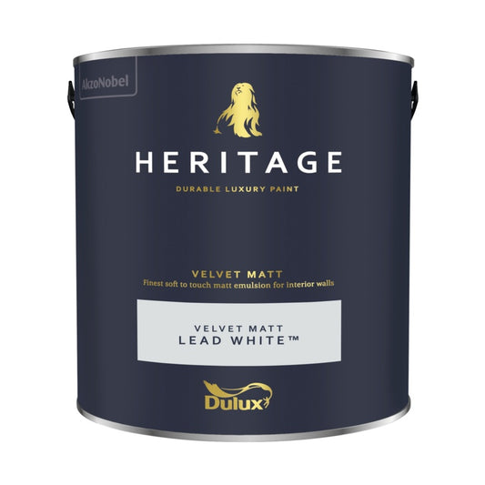 Dulux Heritage Matt 2.5L Lead White