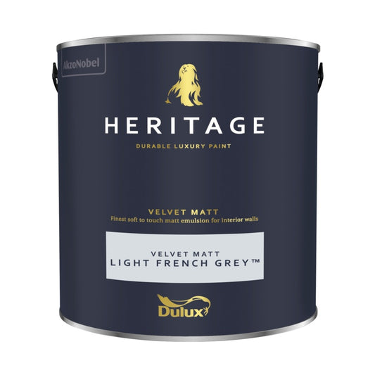 Dulux Heritage Matt 2.5L Light French Grey