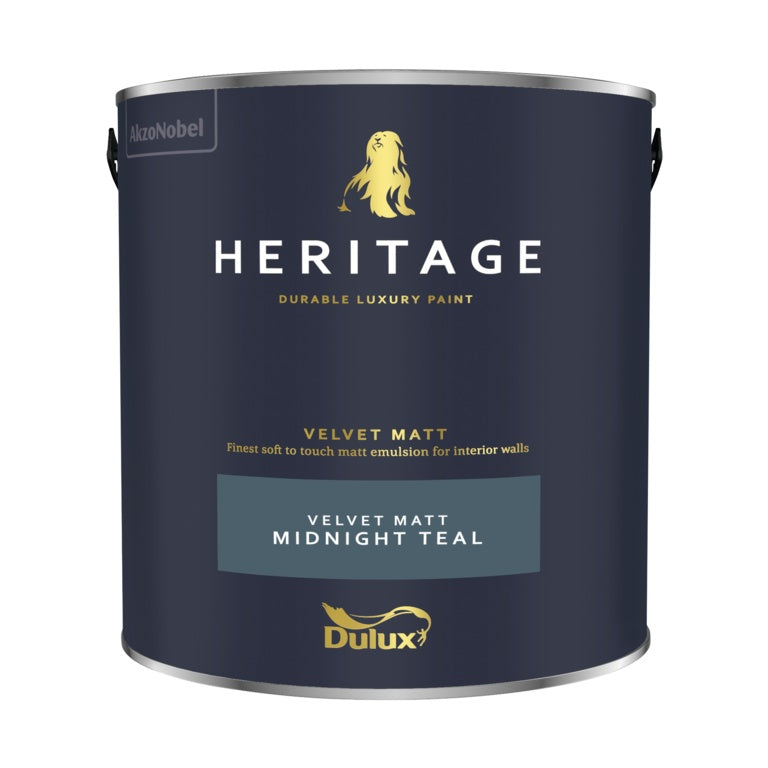 Dulux Heritage Matt 2.5L Midnight Teal