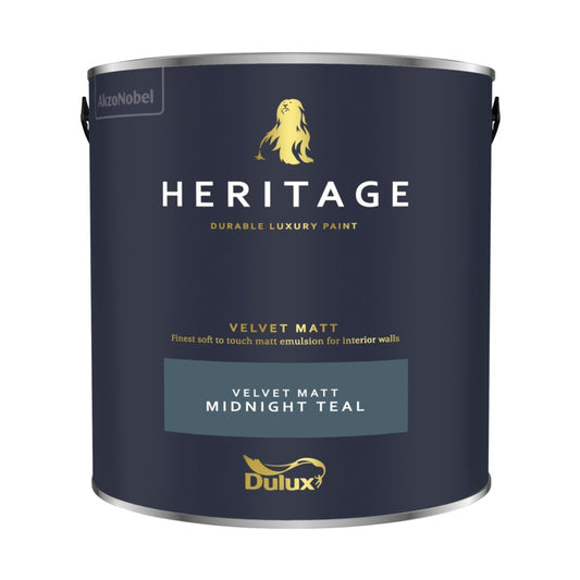 Dulux Heritage Matt 2.5L Midnight Teal