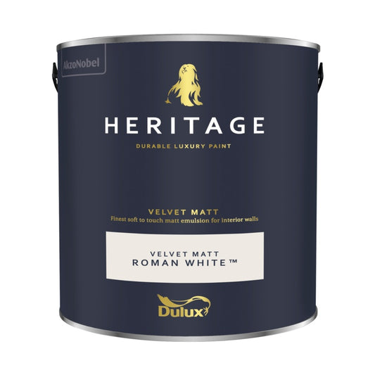 Dulux Heritage Matt 2.5L Roman White