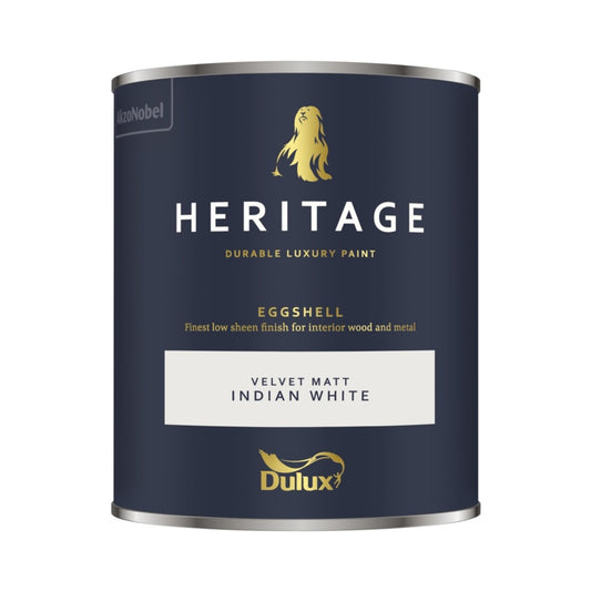 Dulux Heritage Eggshell 750ml Indian White