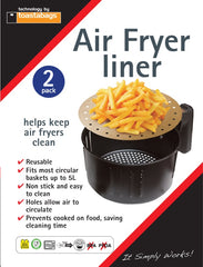 Planit Air Fryer Liner Non Stick Reusable Natural Sheet Fits Up To 5L Basket