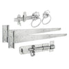 Smiths Ironmongery Ring Latch Side Gate Kit Zinc Plated