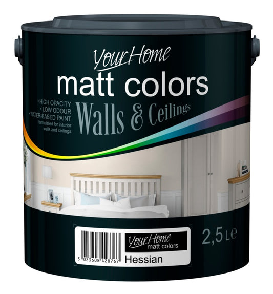Your Home Matt Emulsion 2.5L Hessian
