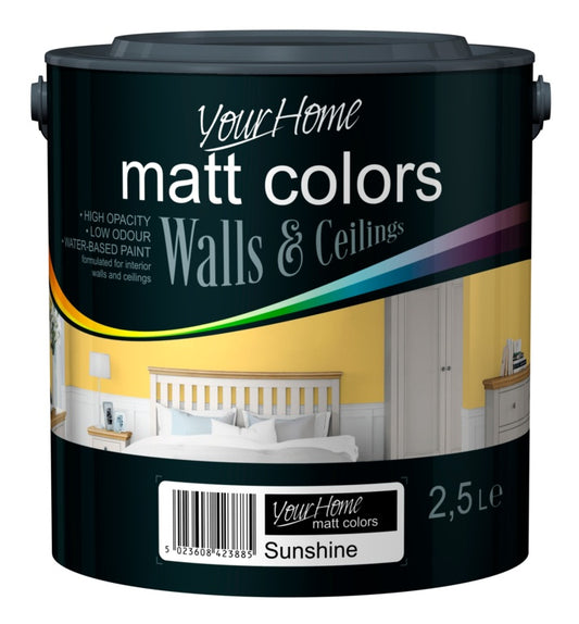 Your Home Matt Emulsion 2.5L Summer Blue