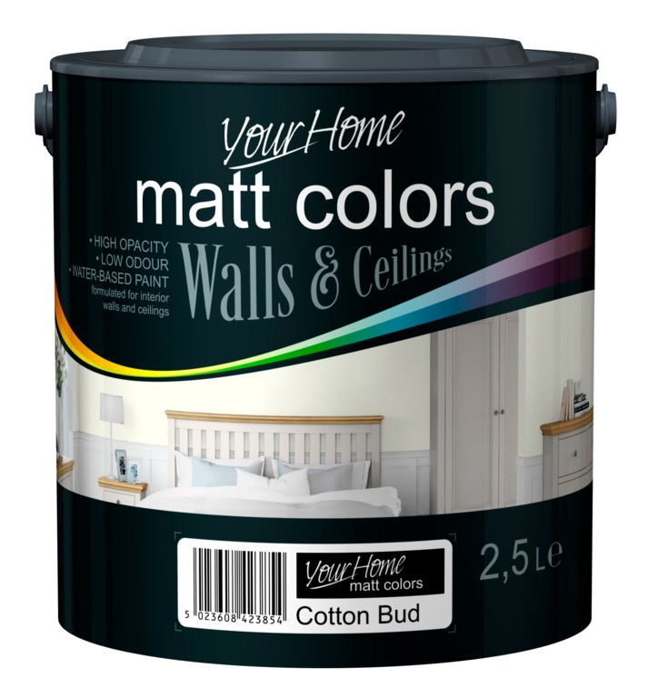 Your Home Matt Emulsion 2.5L Cotton Bud