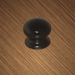 Securit Ceramic Cupboard Knob Black 35mm