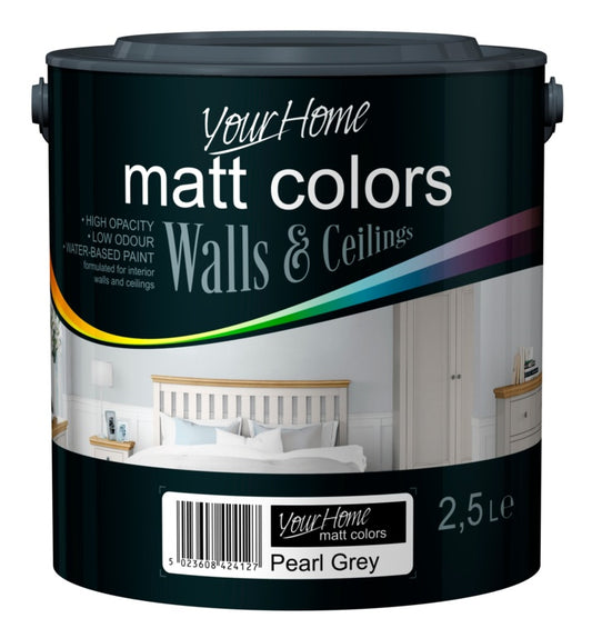 Your Home Matt Emulsion 2.5L Pearl Grey