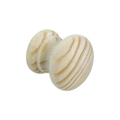 Securit Pine Knobs with Metal Inserts (2) 30mm