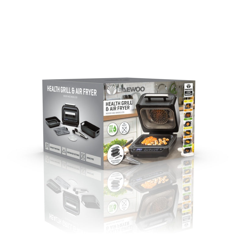 Daewoo 8in1 Health Grill Air Fryer 5.5L