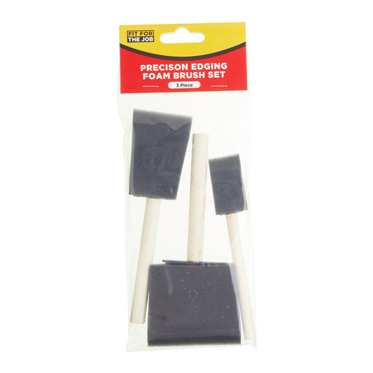 Fit For The Job Foam Brush Set 3 Piece