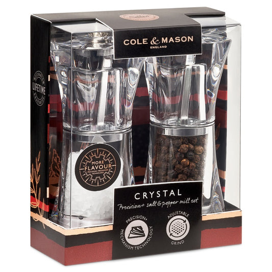 Cole & Mason Crystal Gift Set Clear Precision 125mm