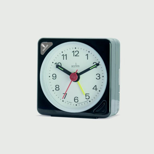 Acctim Ingot Crescendo Alarm Clock Black