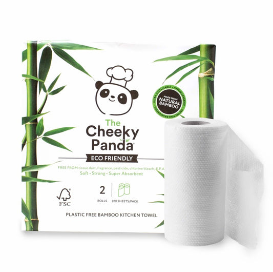 The Cheeky Panda Kitchen Towel 200sht Pk2