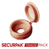 Securpak Fold Over Screw Caps 10g Beige Pack 80
