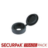 Securpak Fold Over Screw Caps 10g Grey Pack 80