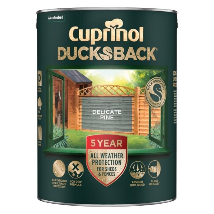 Cuprinol Ducksback 5L Delicate Pine