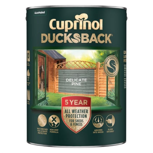 Cuprinol Ducksback 5L Delicate Pine