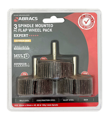Abracs Flap Wheel 50mm Pack 3