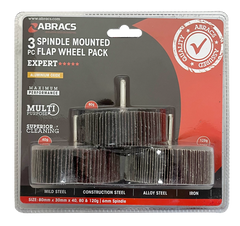 Abracs Flap Wheel 50mm Pack 3