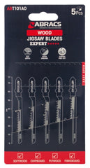 Abracs Jigsaw Blade For Wood Pack 5 77mm