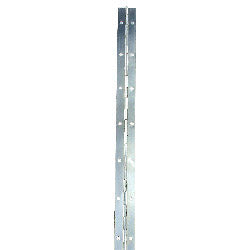 Securit Piano Hinge Zinc Plated Priced Per Length 6' x 1 1/4"