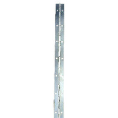 Securit Piano Hinge Zinc Plated Priced Per Length 6' x 1 1/4"