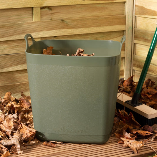 Whatmore Square Flexi Tub Olive Green 15L