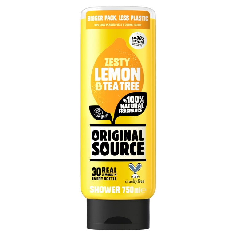 Original Source Zesty Lemon & Tea Tree Shower Gel 750ml
