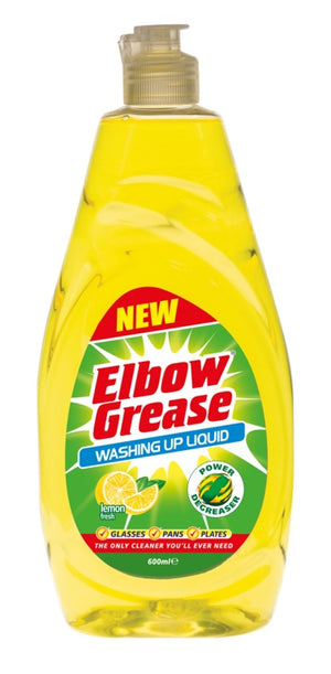 Elbow Grease Washing Up Liquid Lemon Fresh / 600ml