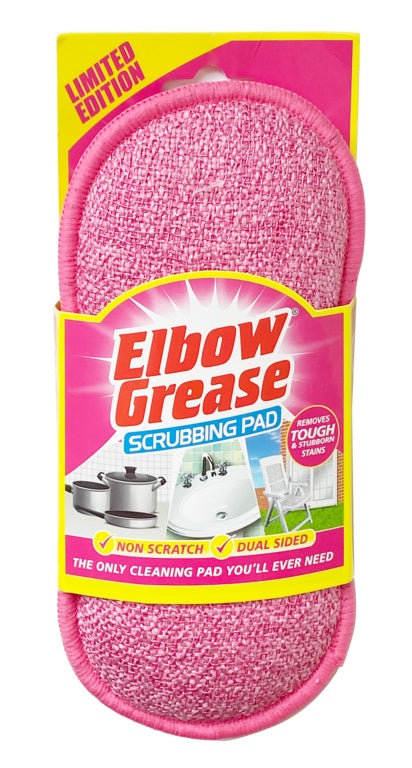 Elbow Grease Pink Scrubbing Pad