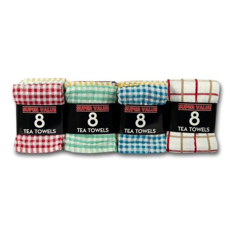 Ottoman Tea Towels Pack 8