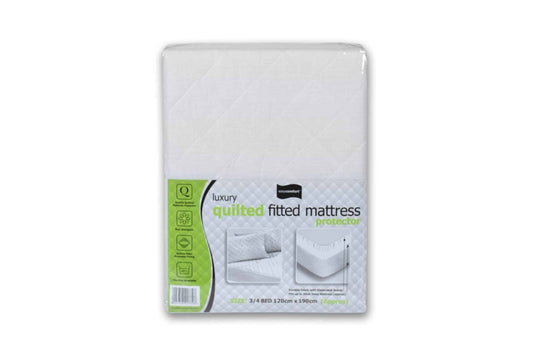 Ottoman Quilted Mattress Protector 3/4 Bed Size