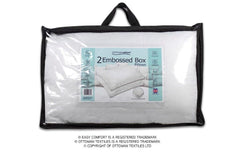 Ottoman Embossed Box Pillows Twin Pack