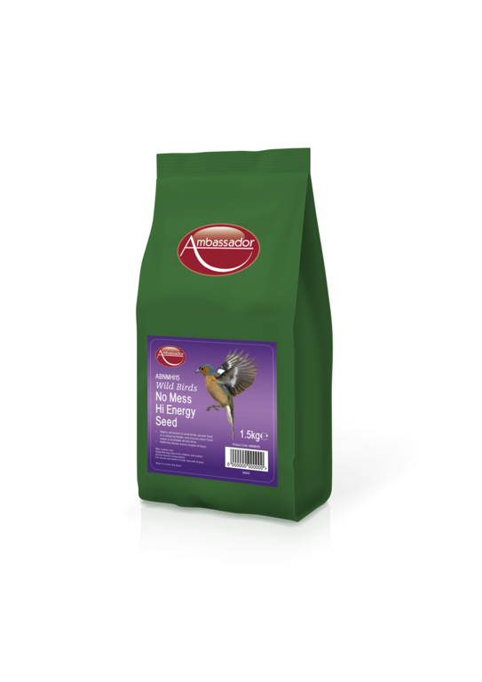 Ambassador No Mess Hi Energy Seed 1.5kg