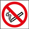 Securit No Smoking Symbol Sign 100mmx100mm Pack 2