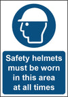 Securit Safety Helmets Must Be Worn