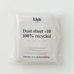 LickTools 100% Recycled Dust Sheet Pack of 10
