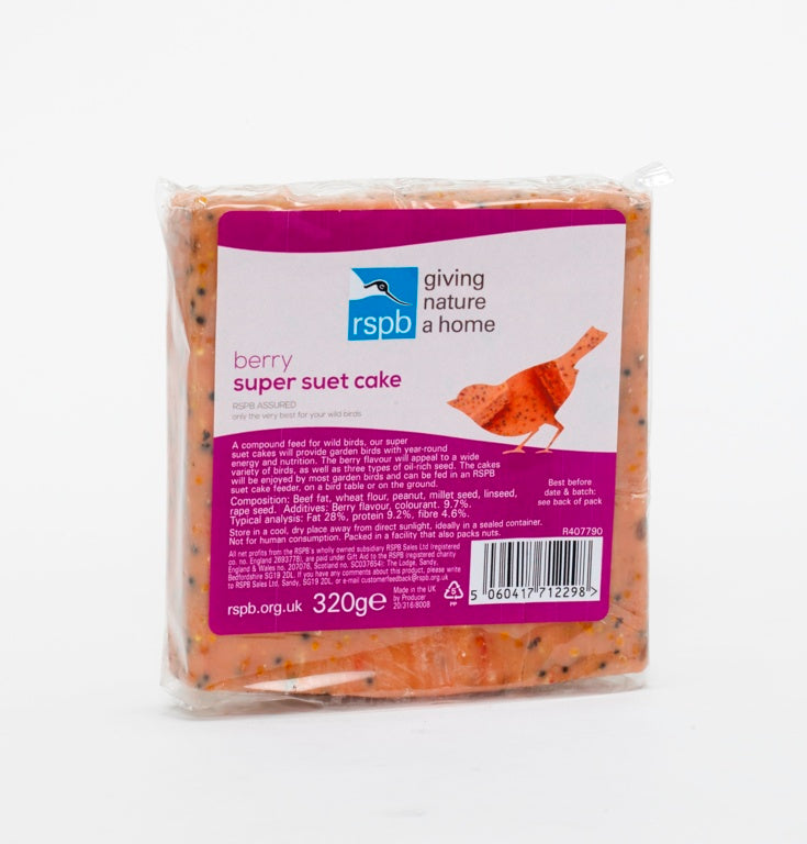 Rspb Super Suet Cake With Berry 320g