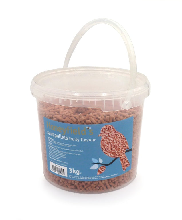 Honeyfield's Suet Pellets with Fruity Flavour Tub 3kg