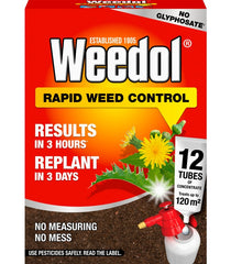 Weedol Rapid Weed Control 12 Tubes Concentrate