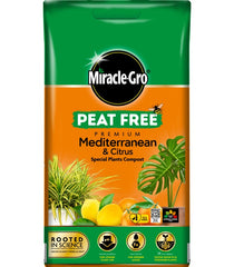 Miracle-Gro® Peat Free Premium Mediterranean & Citrus Compost 10L