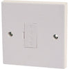 Securlec 1 Gang Unswitched Fused Spur Round Edge